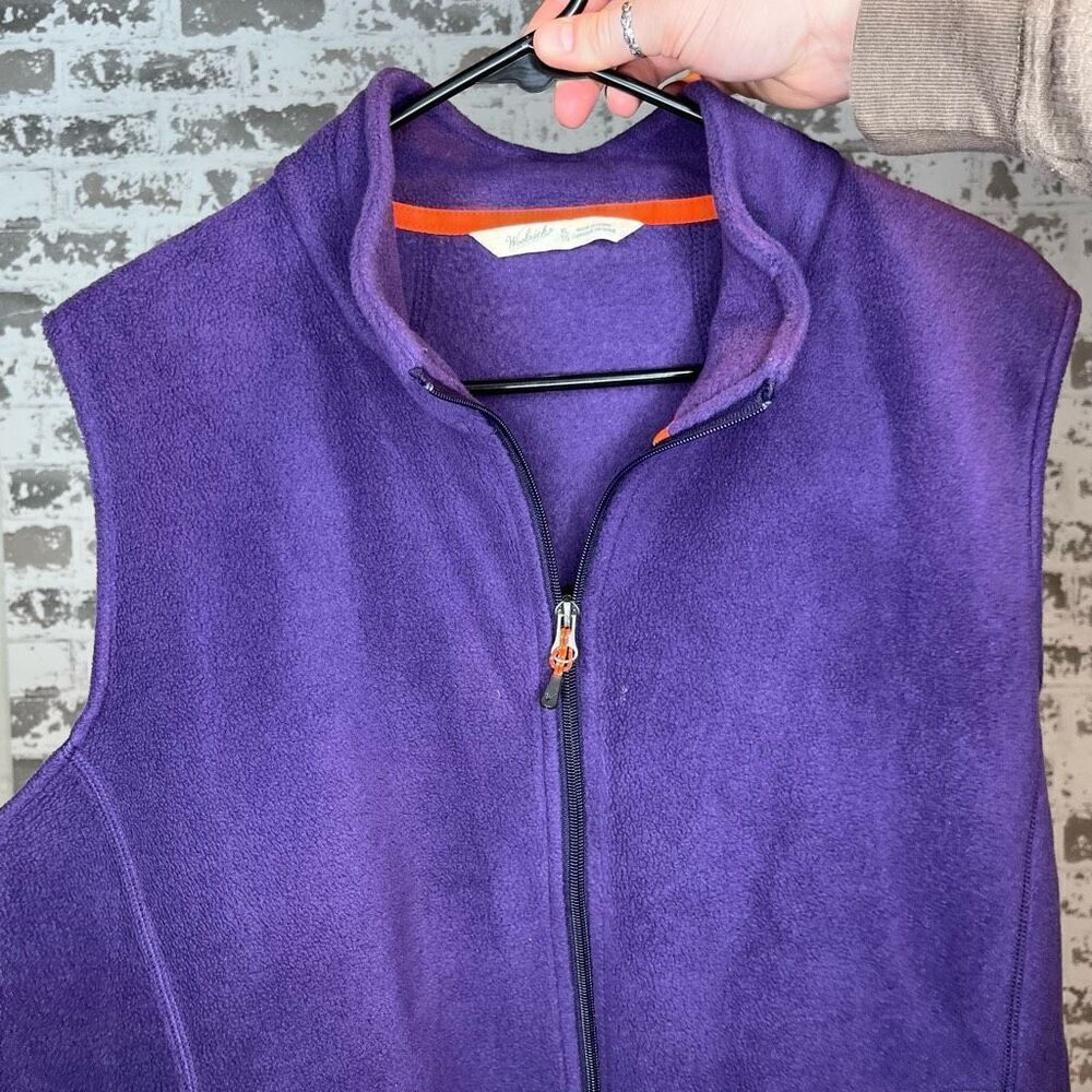 Woolrich | women purple full zip vest